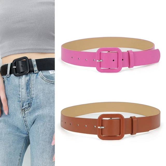 con fibbia Cinturino in vita sottile Cintura in pelle Cinture Abito Pantaloni