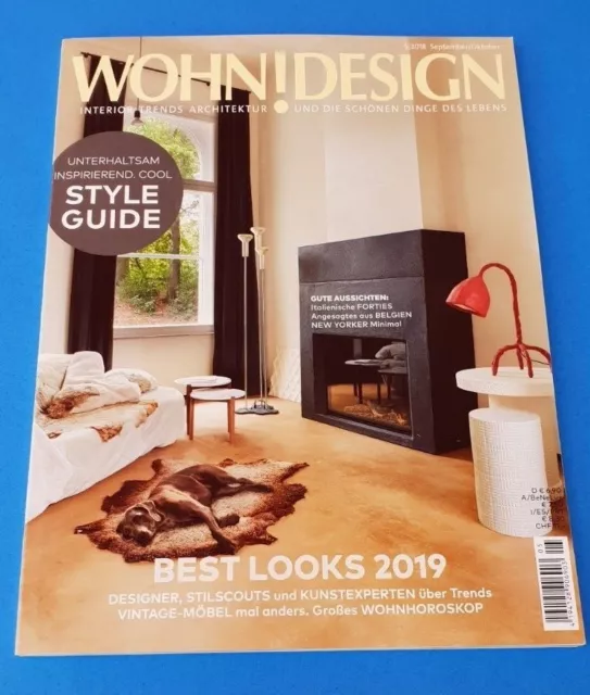 Wohn Design 5/2018 Sep./Okt. Best Looks 2019 ungelesen 1A absolut TOP
