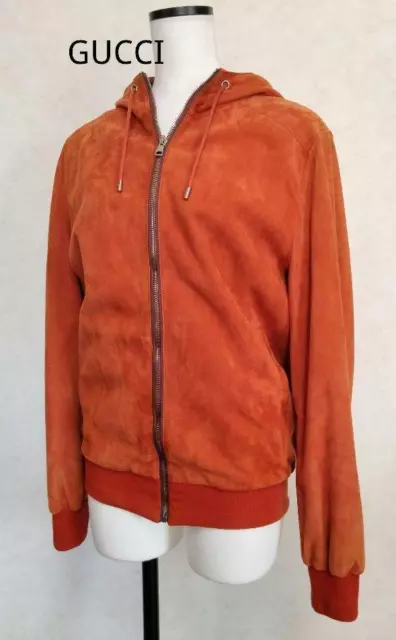 Gucci Goat Leather Jacket Men Size 50 Large Camel Tan Proof $4000+ Lebron  James