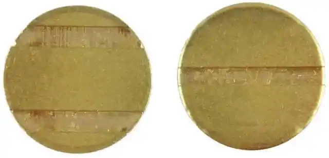 100 Stück Wertmarke 25 x 2 mm profiliert Token, Jeton für NZR Münzgerät