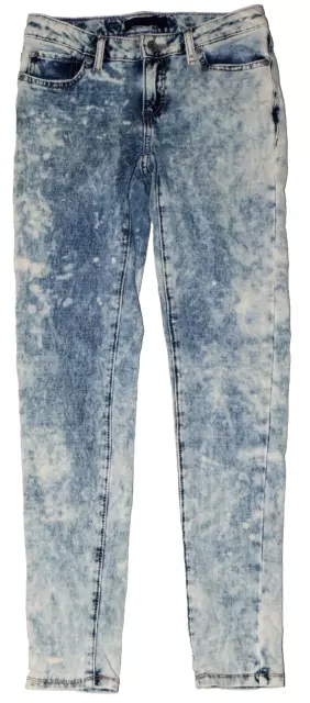 Levis Girls Super Skinny Knit Jeans Size 10: Acid Wash: Never Worn but Washed #1