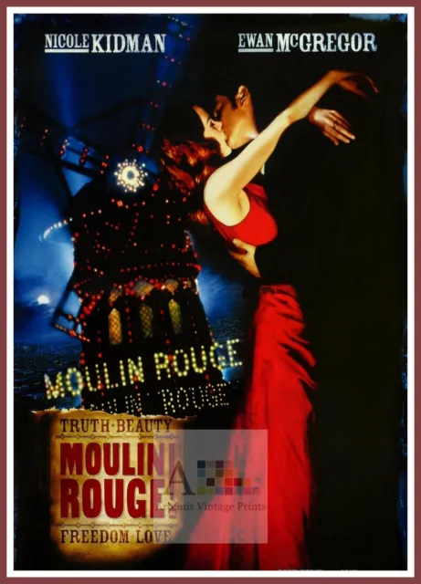 Moulin Rouge Movie Poster A1 A2 A3