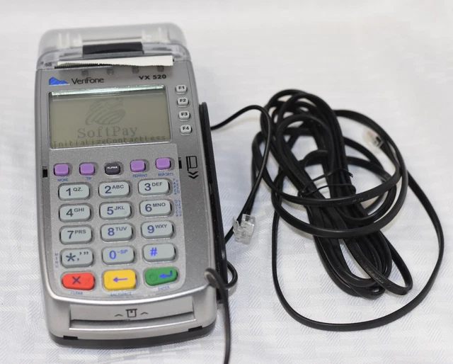VERIFONE VX520 CREDIT Card Machine Terminal Reader 50.00 PicClick