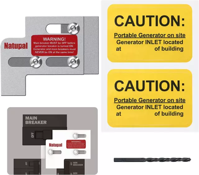 Generator Interlock Kit Compatible with Square D QO & Homeline Indoor or Outdoor