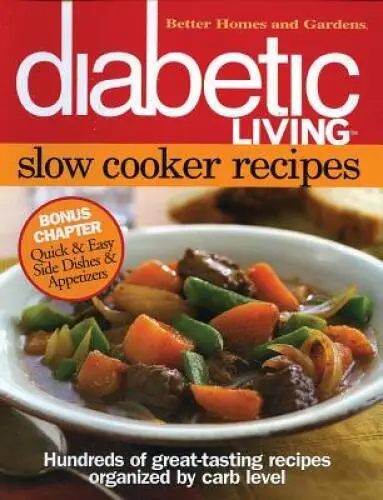 Diabetic Living Slow Cooker Recipes - Plastic Comb - GOOD