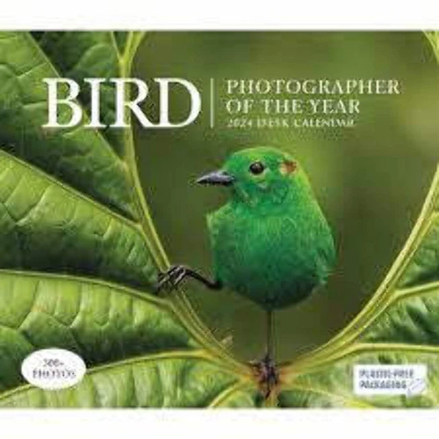 BIRD PHOTOGRAPHER OF THE YEAR DESK CALENDAR 2024 acceptable condition