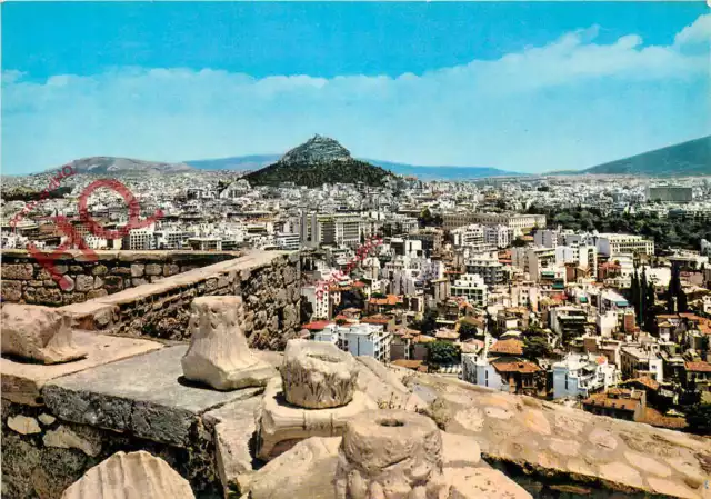 Picture Postcard, Athens, Partial View and Lycabette [Kruger]