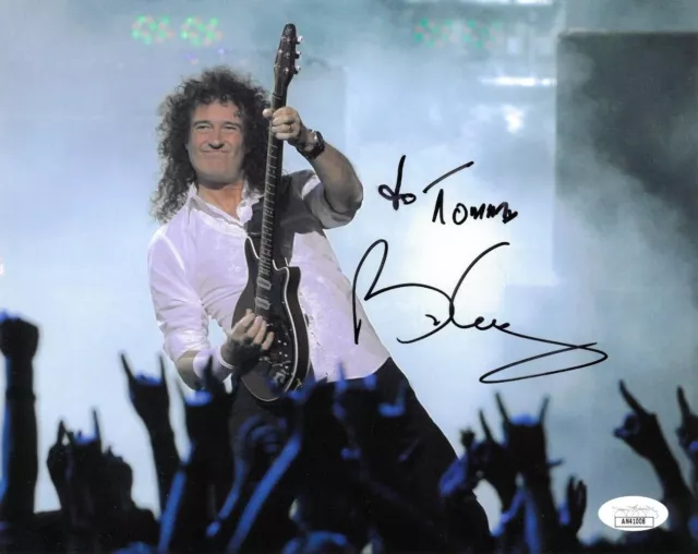 Brian May Signed Queen in Concert Authentic Autographed 8x10 Photo JSA #AN41008