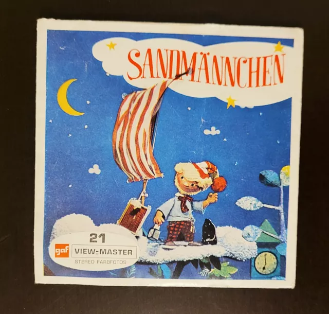 🎬Viewmaster Set 🎬 Sandmännchen 🎬Cover + reel set only