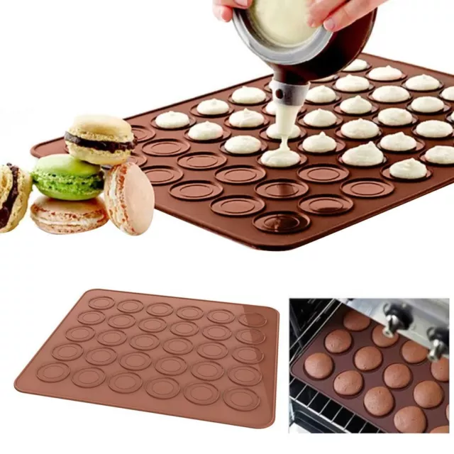 High Quality Muffin Mould Baking Tray Oven Baking Mold Silicone Macaron Mat