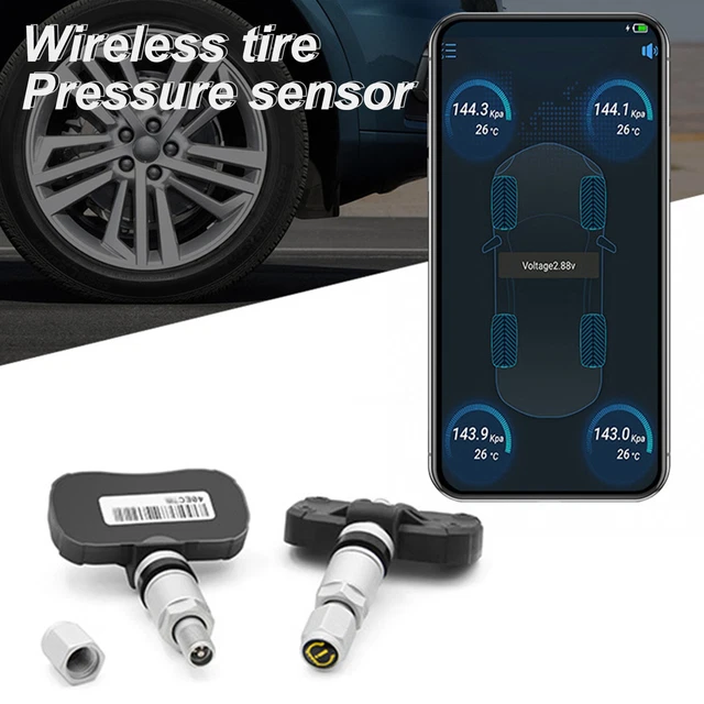 Auto TPMS APP Display Temperatura Monitor Veicolo Pressione Pneumatici Monitoraggio