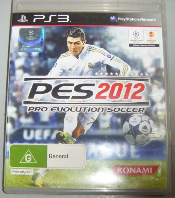 PES 2012 Pro Evolution Soccer 2012 Sony PlayStation 3 PS3 CIB Tested (Mint  Disc)