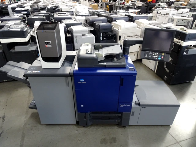 Konica Minolta AccurioPress C3070 - Only 206K copies - 70  ppm color