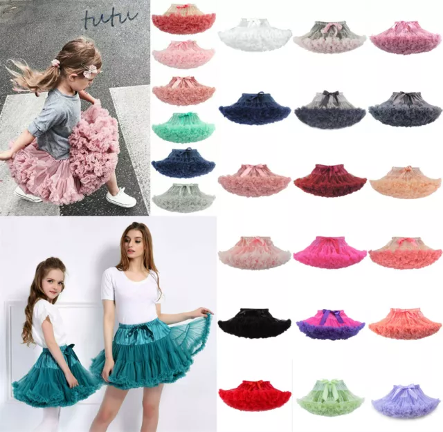 New Girls Kid Tutu Skirt Dance Tutu Petticoat Fancy Dress Ballet Fluffy layer