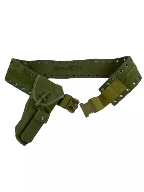 Canadian Forces 82 Pattern Web Belt with Hi Power Holster