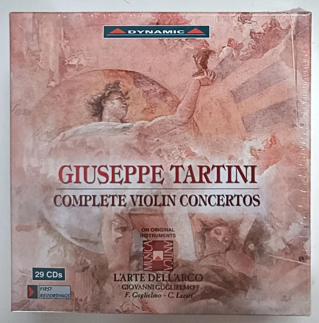 Giuseppe Tartini Complete Violin Concertos Sealed 29CD BoxSet L'ARTE DELL'ARCO