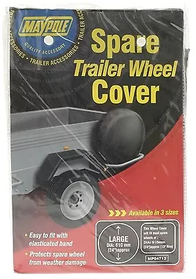 Trailer Spare Wheel Cover - For 13in. Diameter Wheels 94713 MAYPOLE