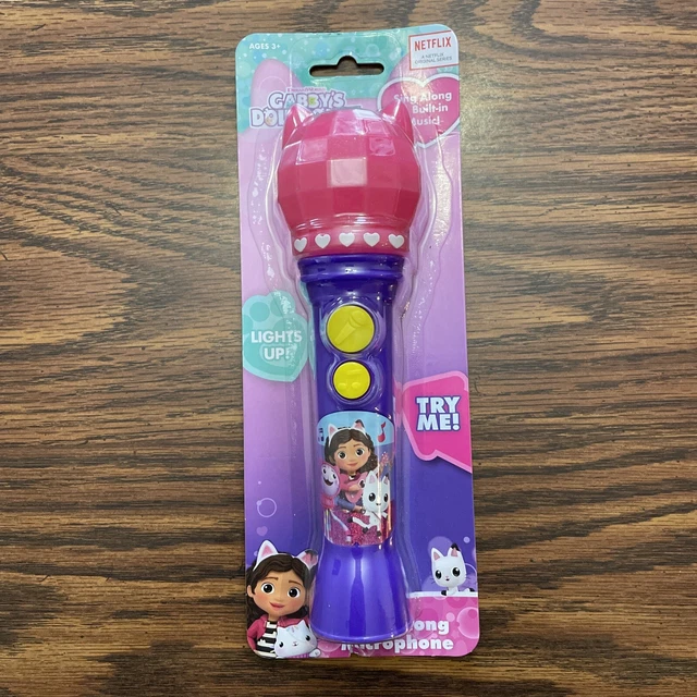 GABBY’S DOLLHOUSE SINGALONG Light Up Microphone With Built In Music