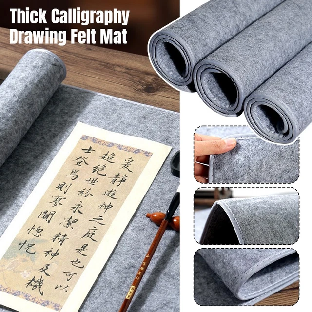 THICK CHINESE CALLIGRAPHY Drawing Felt Mat Xuan Paper Painting Writing ...