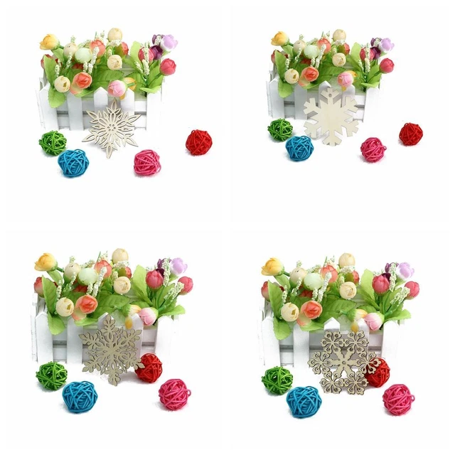 - zubehör rustikal hohl handwerk holz christbaumschmuck "ornament schneeflocke