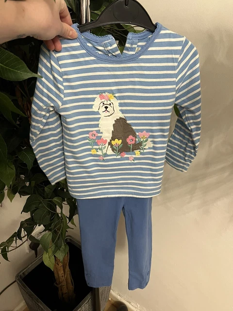 girls 18-24 months jojo maman outfit set top and leggings (d)