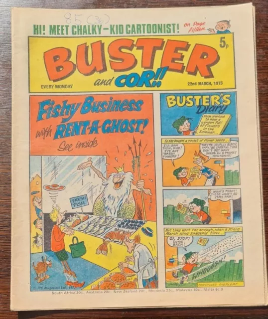 Buster and Cor!! Comic (1975) March 22nd, Fair