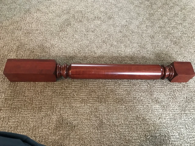 Decorative Solid Wood Mahogany Column Pillar 42"L -Long Island NY
