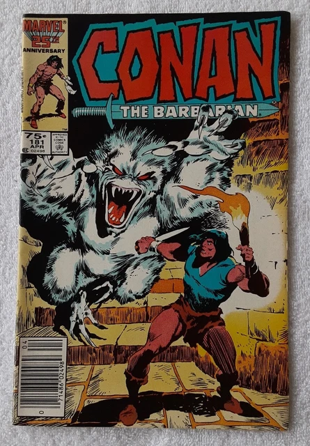 Conan the Barbarian #181 (Marvel, 4/86) 8.0 Very Fine (Newsstand Edition)