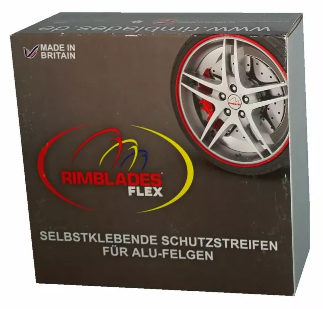 Rimblades Flex selbstklebende Schutzstreifen für Alufelgen Blau/Blue