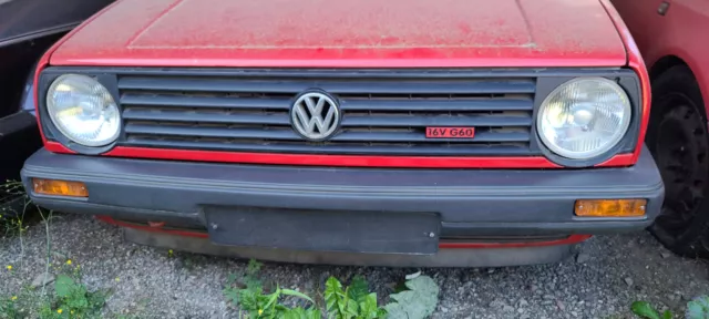 Golf 2 MK2 16V G60 Emblem Kühlergrill G-laden G-Hilfe