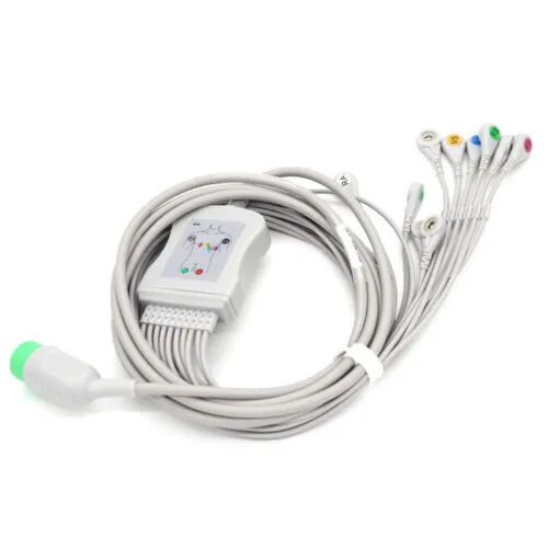 3M Medtronic ECG/EKG Cable For Physio Control Lifepak 12/Lifepak  15/Lifepak 120