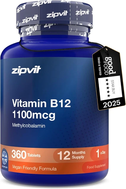 VITAMIN B12 TABLETS High Strength 1100Mcg - 12 Month Supply £14.00 ...