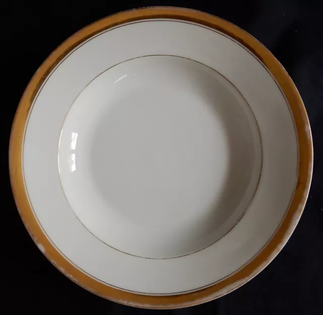 A'/ Assiette creuse en Porcelaine de LIMOGES XIXè ("n°8")