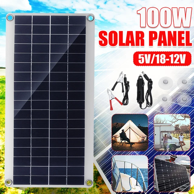 Panneau Solaire 9V 3W Imperméable - Silicium Polycristallin, Transmittance 93% - Pour Charge Portable