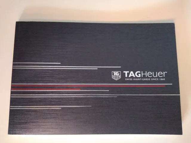 TAG HEUER Brochure Catalogue Book LIBRO #DontCrackUnderPressure Booklet WATCH