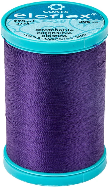 Abrigos Eloflex hilo elástico 225 yardas-púrpura -S992-3690