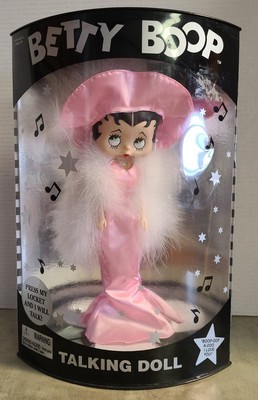 1998 Betty Boop Talking Doll - Pink Satin Dress