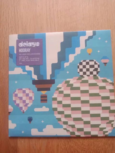 DELAYS - Hooray 7" Vinyl Single 2008 - no 3 of 3 - Indie EX