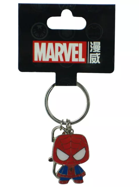 Spider-Man Keychain Universal Studios Japan Marvel Comics Keyring Key Ring New