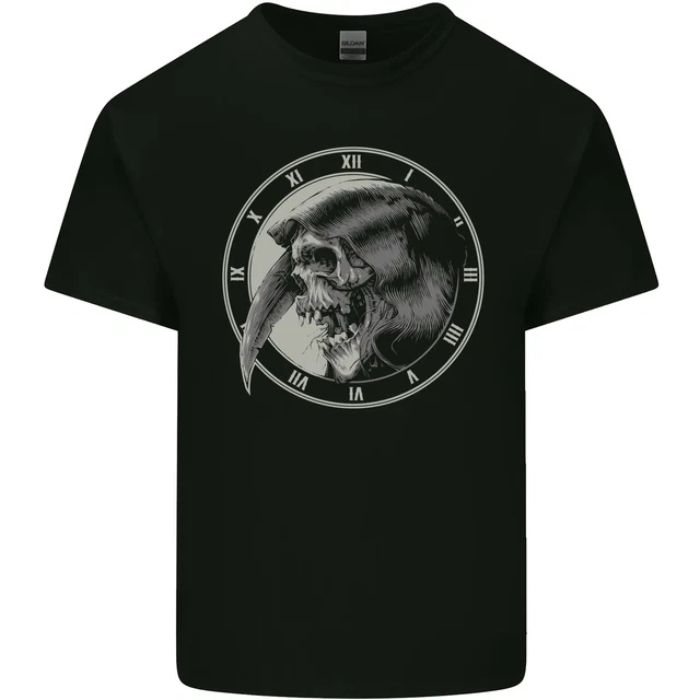 Camiseta Sin Mangas Con Diseño De Calavera Gótica Punk - Estilo Motero, Para Hombres Y Mujeres - Algodón Ligero