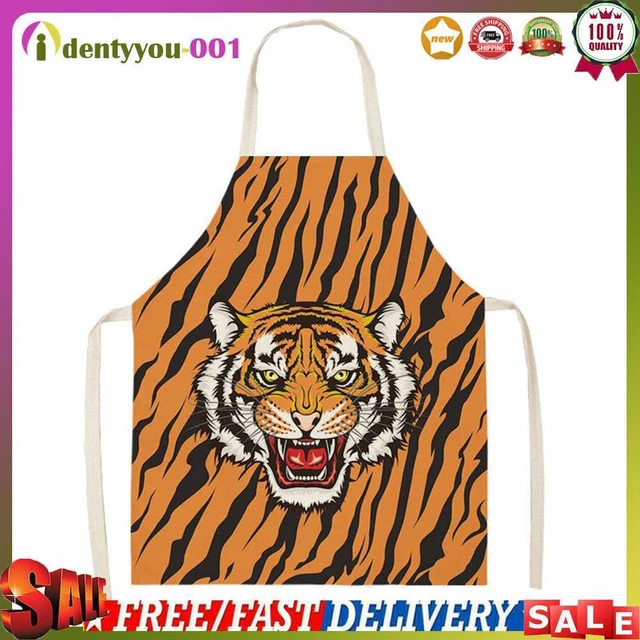 Tiger Stripes Printed Apron