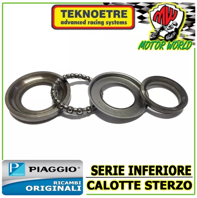 Série Inférieure Calottes Direction Original Piaggio Vespa ET4 125 1996 - 2003