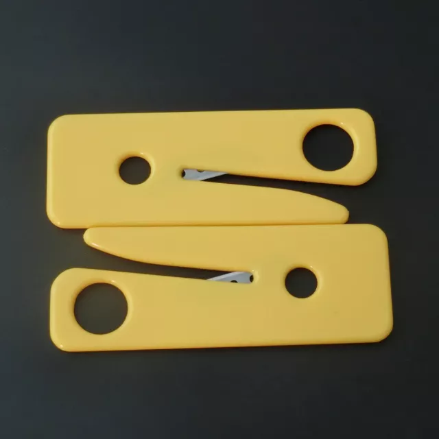 1pc  ELYSAID SEATBELT CUTTER SEAT BELT CUTTER YELLOW 2