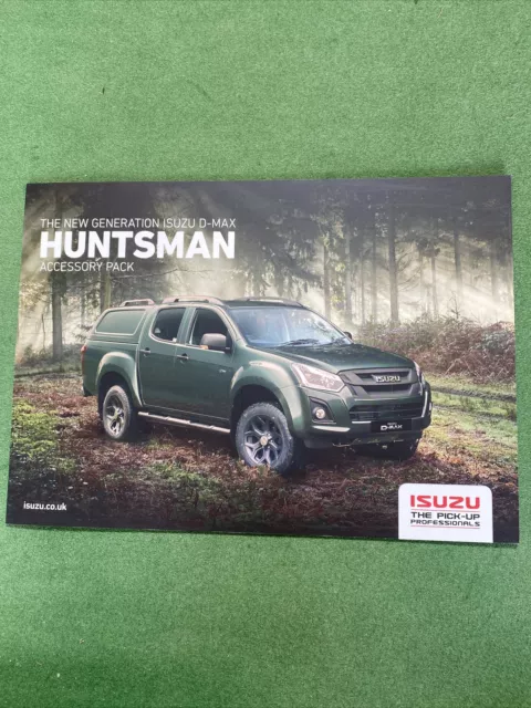 Isuzu D-Max Huntsman Accessory pack UK Sales Car Brochure A4