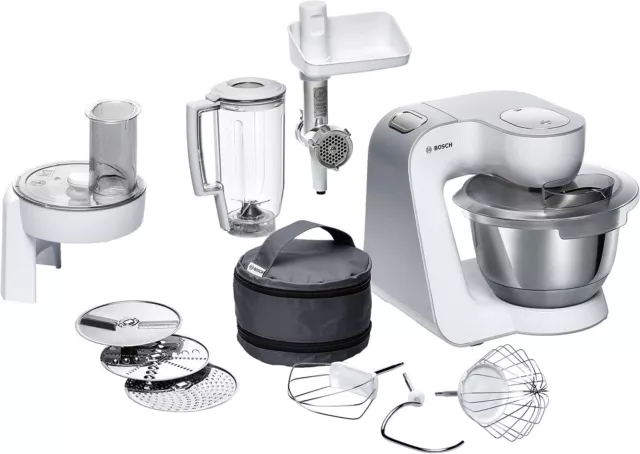 BOSCH- MUM58231 Multifunktionsküchenmaschine Kitchen machine - Weiß/Silber