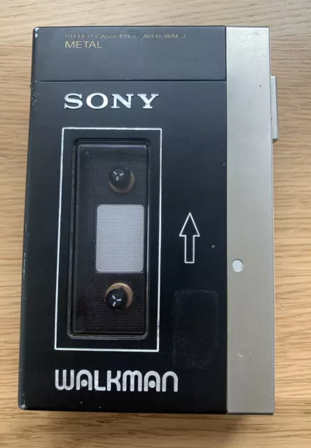 Sony Walkman Stereo Cassette  Player  WM-3 METAL