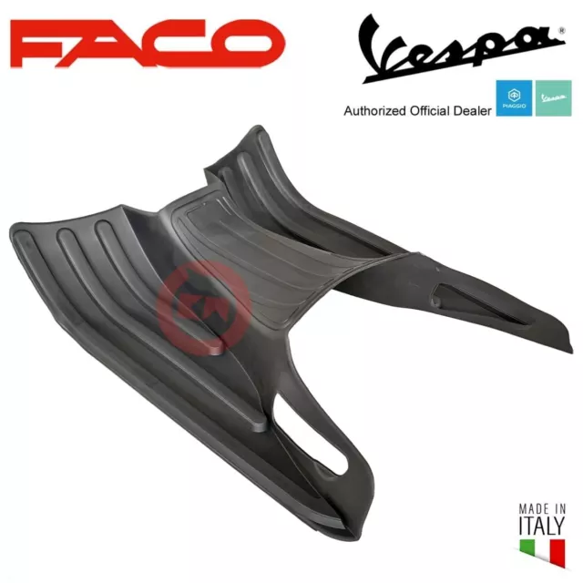 Tappeto Tappetino Pedana Centrale Faco Per Piaggio Vespa Gt Gts 125 200 250 300