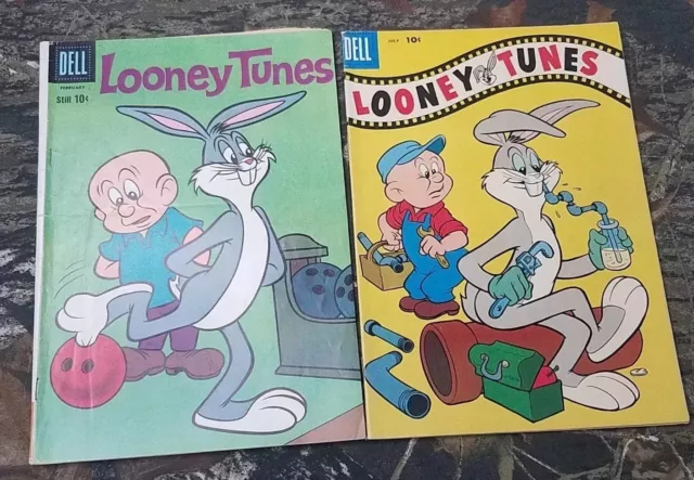 Cómics de Dell Looney Tunes #201 y #220 CS