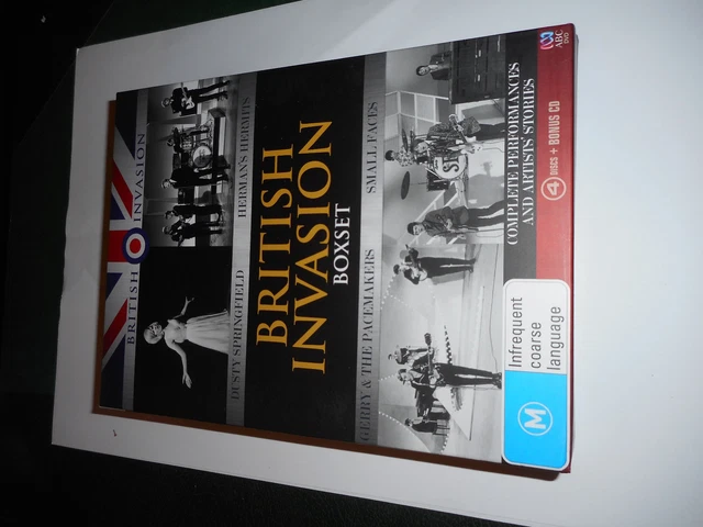 BRITISH INVASION 5 DVD Box Set Exclusive Disc NEW FACTORY