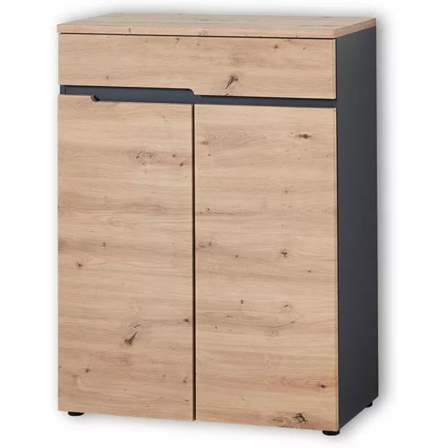 Schuhschrank Garderobenschrank Kommode Flur Diele MEMPHIS ca. 80 x 107 x 38 cm